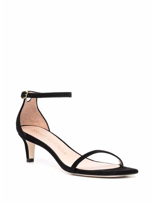 Stuart Weitzman Nudistcurve square-toe sandals