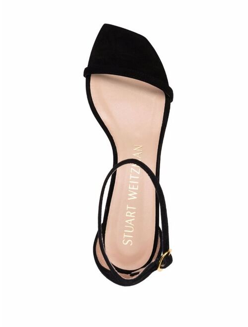 Stuart Weitzman Nudistcurve square-toe sandals
