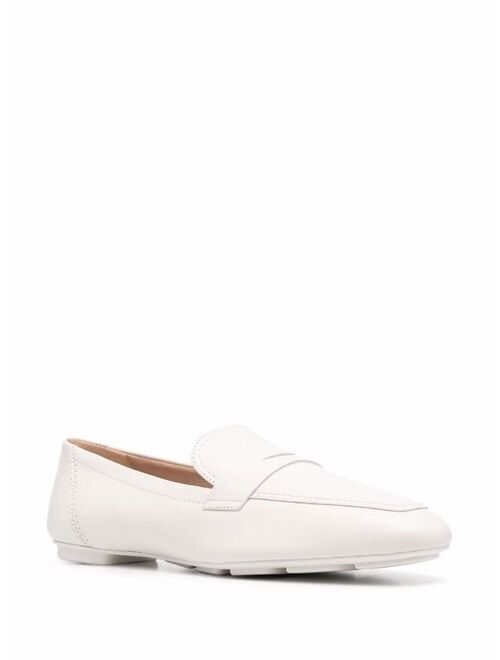Stuart Weitzman almond-toe leather loafers