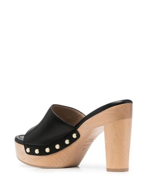 Stuart Weitzman stud-embellished 115mm platform sandals