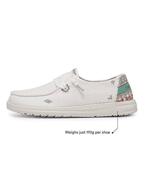 Hey Dude Women's Lily Multiple Colors | Women’s Shoes | Women’s Lace Up Loafers | Comfortable & Light-Weight