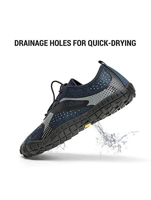 NORTIV 8 Men's Barefoot Water Shoes Lightweight Sports Aqua Shoes