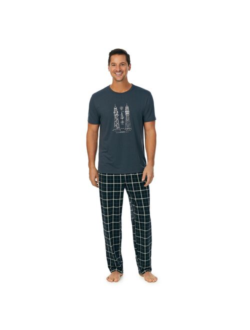 Men's Cuddl Duds® Crewneck Graphic Tee & Sleep Pants Set