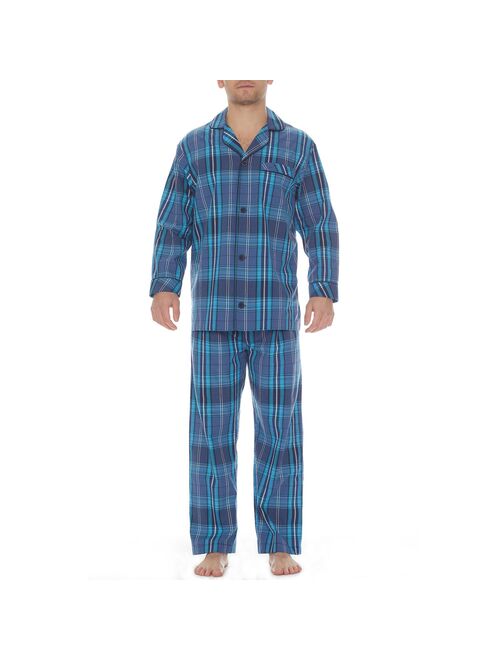 Men's Big & Tall Residence Poplin Pajama Set