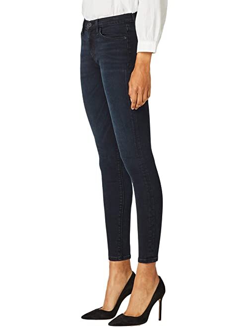 Hudson Jeans Nico Mid-Rise Super Skinny in Inked Pitch