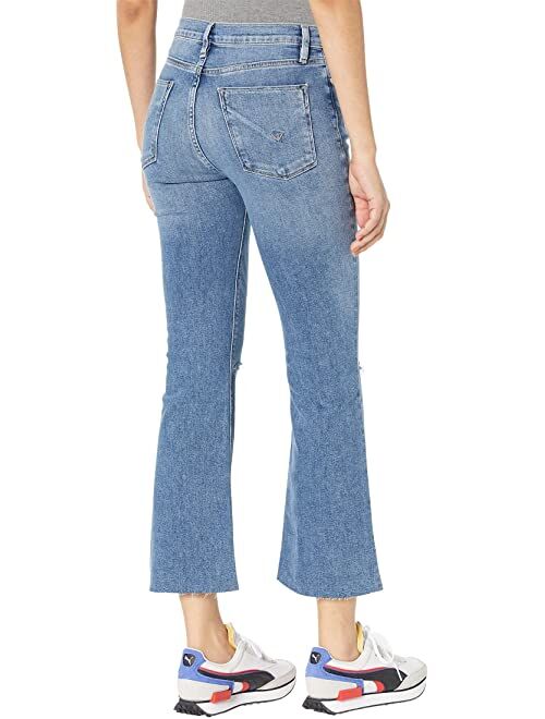 Hudson Jeans Barbara High-Waist Bootcut Crop in Steady
