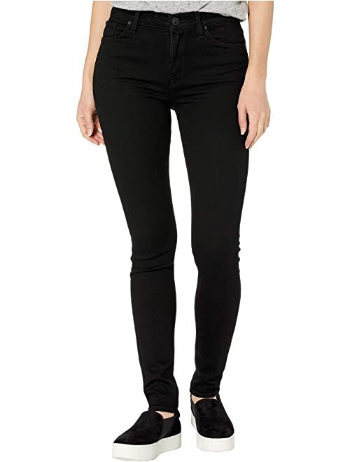 Hudson Jeans Barbara High-Waist Super Skinny in Black