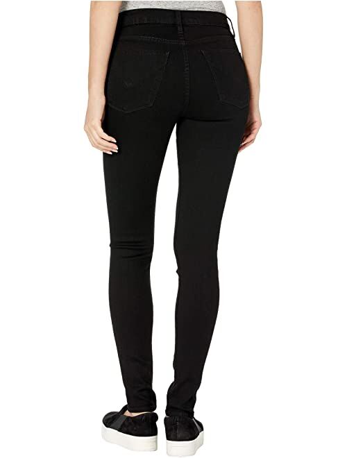 Hudson Jeans Barbara High-Waist Super Skinny in Black
