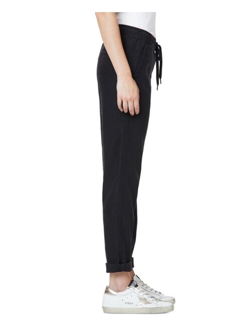Hudson Jeans Roll-Cuff Drawstring Pants