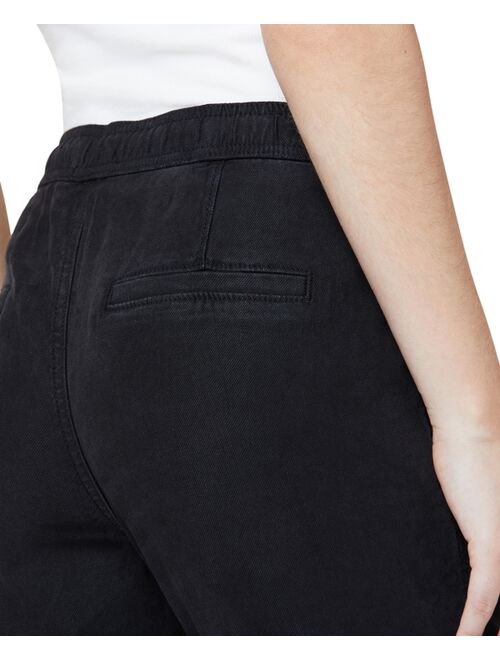 Hudson Jeans Roll-Cuff Drawstring Pants