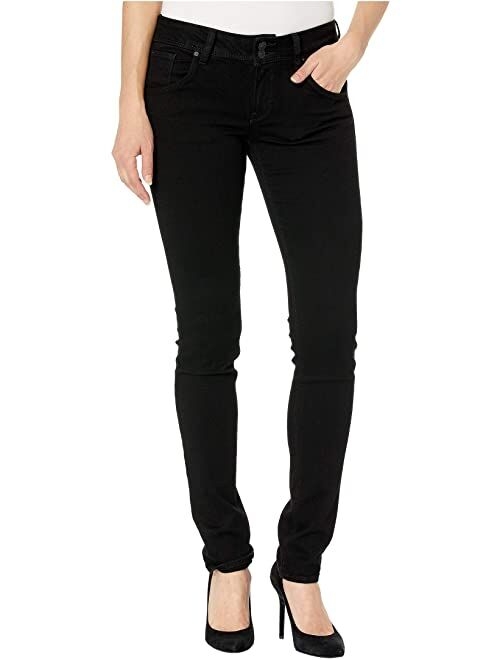 Hudson Jeans Collin Mid-Rise Skinny in Black