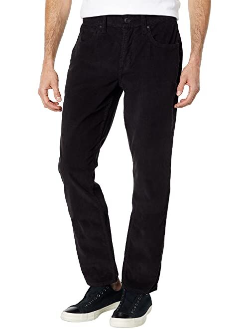 Hudson Jeans Blake Slim Straight Zip Fly in Black Cord