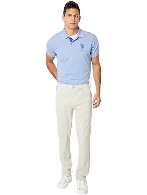 Hudson Jeans Blake Slim Straight Zip Fly in Light Ash