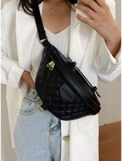 Quilted Chain Fanny Pack