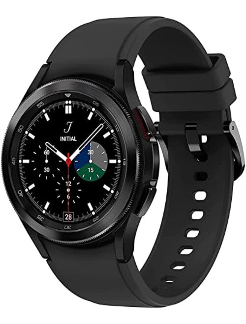 Samsung Electronics Galaxy Watch 4 Classic 46mm Smartwatch with ECG Monitor Tracker for Health Fitness Running Sleep Cycles GPS Fall Detection Bluetooth US Version, Black
