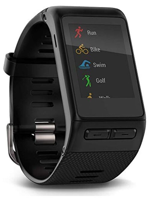 Amazon Renewed Garmin Vívoactive HR GPS Smart Watch, Regular fit - Black (Renewed)