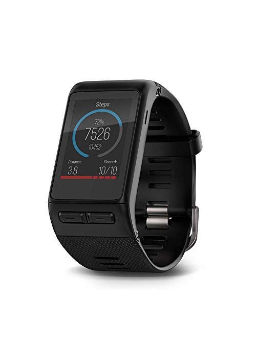 Amazon Renewed Garmin Vívoactive HR GPS Smart Watch, Regular fit - Black (Renewed)