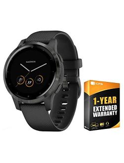 Vivoactive 4S GPS Smartwatch with Music & Fitness Activity Tracker & Health Monitor Apps (Dust Rose/Gold) 010-02172-31 4 S Bundle with CPS Enhanced Protection Pack