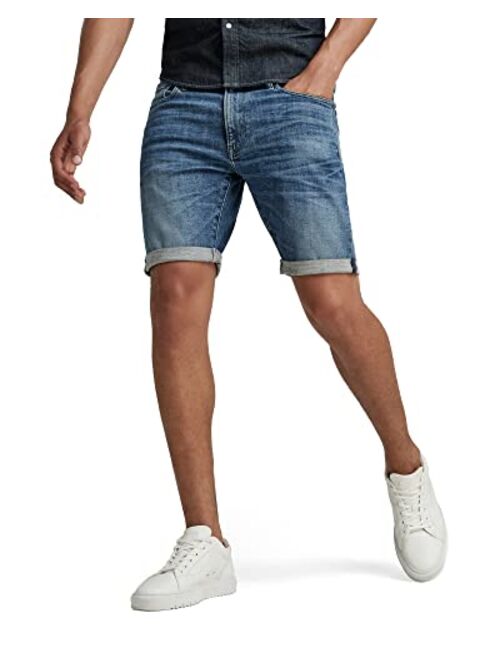 G-Star Raw Men's 3301 Slim Fit Denim Shorts