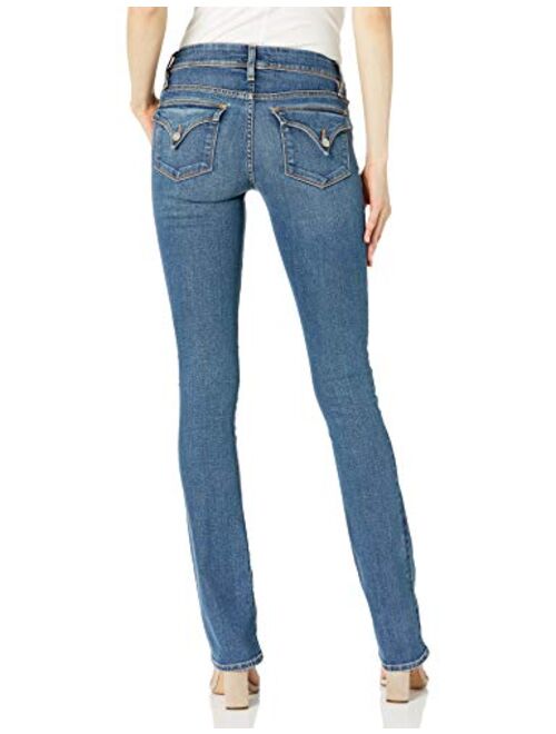 HUDSON Jeans Women's Beth Midrise Baby Boot Flap Pocket Jean
