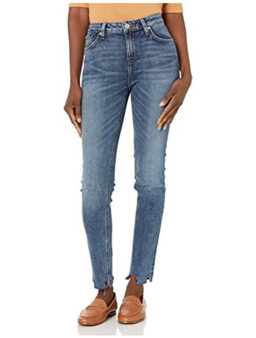 HUDSON Women's Collin Mid Rise Skinny Jean, with Back Flap Pockets