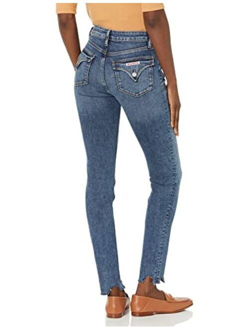 HUDSON Women's Collin Mid Rise Skinny Jean, with Back Flap Pockets
