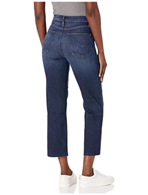 HUDSON Women's Remi High Rise, Straight Cropped Jean