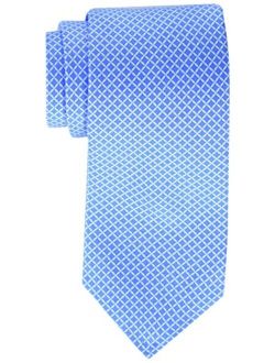 Mens Petal Geo Printed Tie, Atlantic Blue, One Size