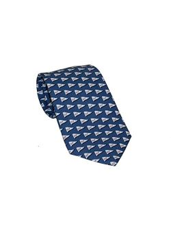 Men's Tied to a Cause Whale Silk Tie