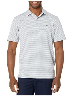 Men's Heathered Winstead Stripe Sankaty Polo