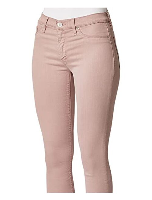 HUDSON Women's Nico Mid Rise, Skinny, Cropped Jean