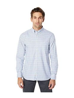 Men's Classic Fit Tattersall On-The-Go Brrr Button Down Shirt