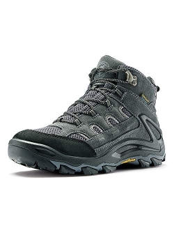 Newland Hiking Boot for Men, Comfortable Shock Absorption Boots, Waterproof Non-Slip Outdoor Mountaineering Boots, Ankle Support, Anti-Fatigue