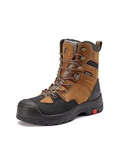 Woodland - Men's Waterproof Work Boots for Landscaping, Maintenance, Transportation and Utilities, Composite Toe, EH AK869