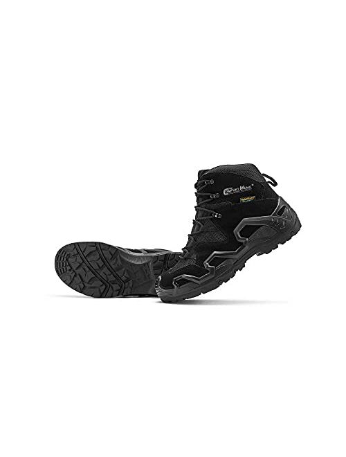 ROCKROOSTER Men's Waterproof Hiking Boots Lightweight Mid Ankle Trekking Backpacking Outdoor Shoes Sneaker footwear Tactical Combat Mountaineering Boots