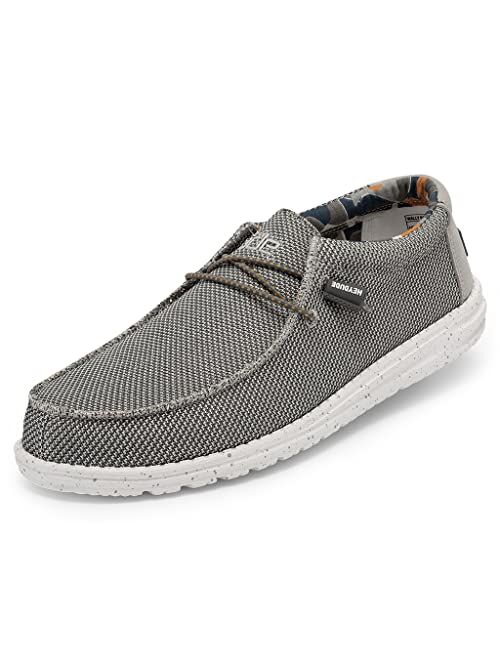 Hey Dude Men's Wally Sox Multiple Colors | Men’s Shoes | Men's Lace Up Loafers | Comfortable & Light-Weight