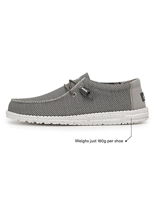 Hey Dude Men's Wally Sox Multiple Colors | Men’s Shoes | Men's Lace Up Loafers | Comfortable & Light-Weight