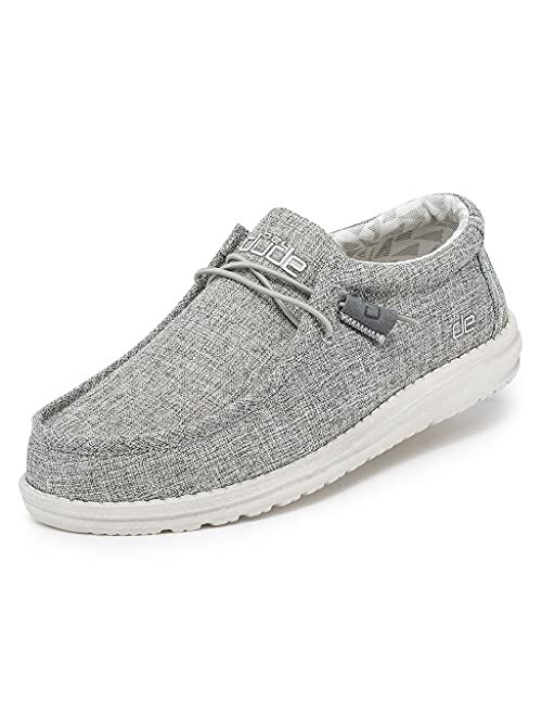 Hey Dude Men’s Wally Multiple Colors | Men’s Shoes | Men's Lace Up Loafers | Comfortable & Light-Weight