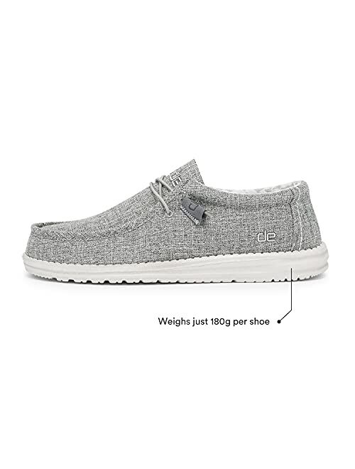 Hey Dude Men’s Wally Multiple Colors | Men’s Shoes | Men's Lace Up Loafers | Comfortable & Light-Weight