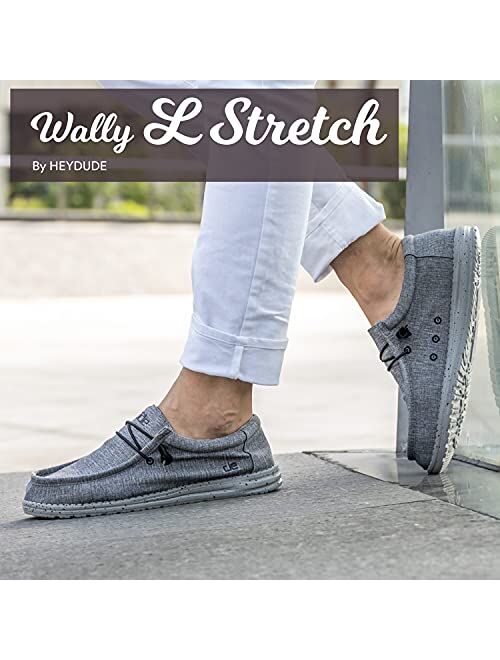 Hey Dude Men's Wally Multiple Colors | Men’s Shoes | Men's Lace Up Loafers | Comfortable & Light-Weight