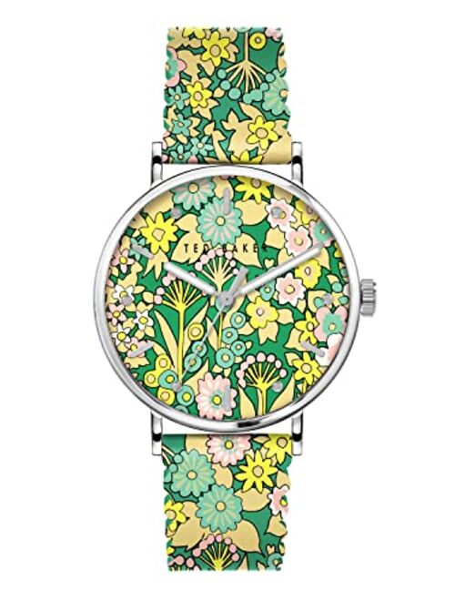Ted Baker Women's Stainless Steel Quartz Leather Strap, Multicolor, 18 Casual Watch (Model: BKPPHS2369I)
