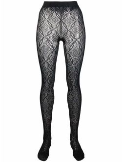 Ajouré net Pantyhose tights For Women