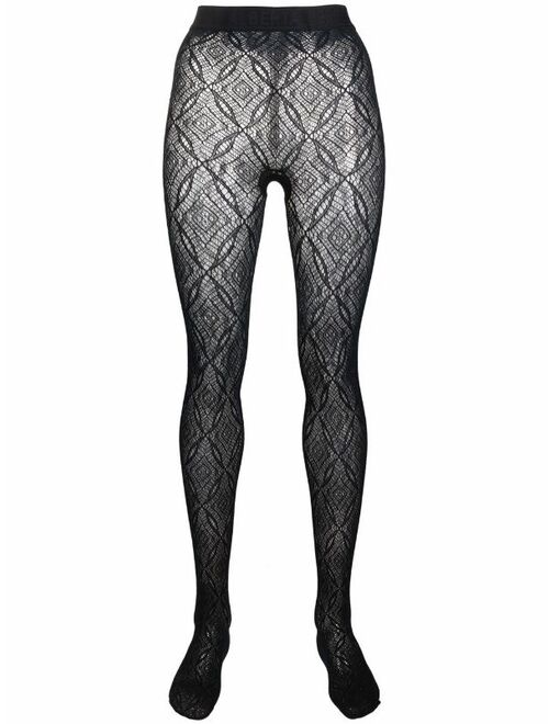 Wolford Ajouré net Pantyhose tights For Women