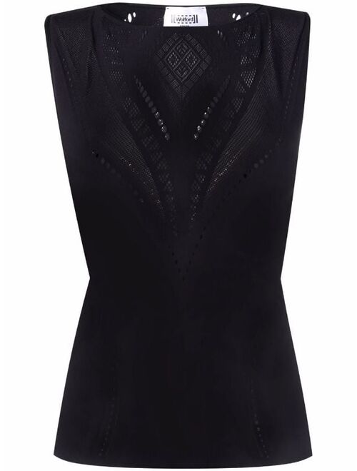Wolford Ajouré net sleeveless top For Women