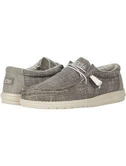 Wally Knit Lace-up Construction Low-top Shoes