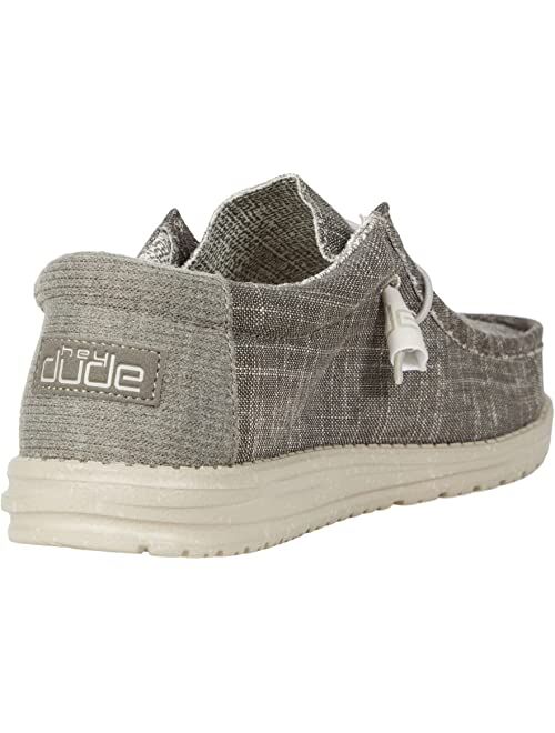 Hey Dude Wally Knit Lace-up Construction Low-top Shoes