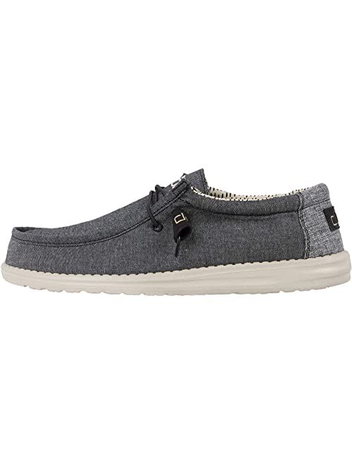 Hey Dude Wally Chambray Stretchable Fabric Ultra-light Shoes