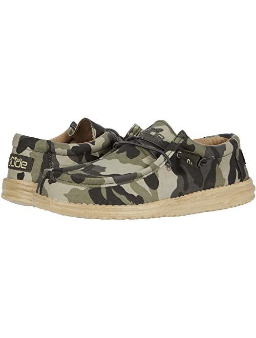 Hey Dude Wally Canvas Low Top Casual Shoes