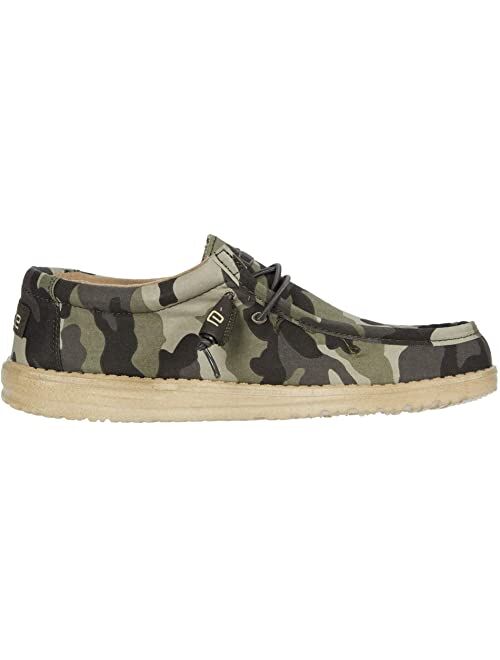 Hey Dude Wally Canvas Low Top Casual Shoes