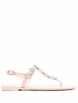 Goldie embellished jelly sandals